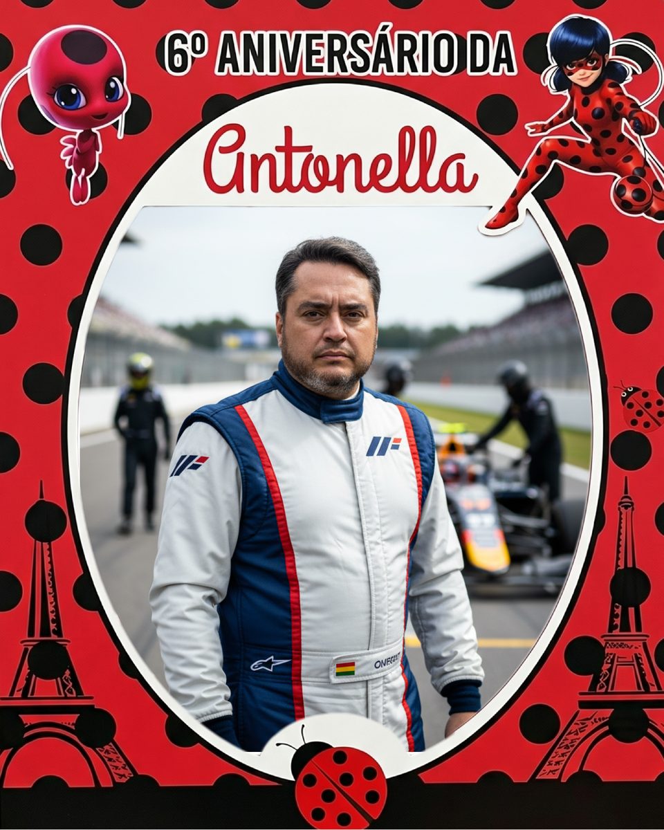 Moldura personalizada de evento