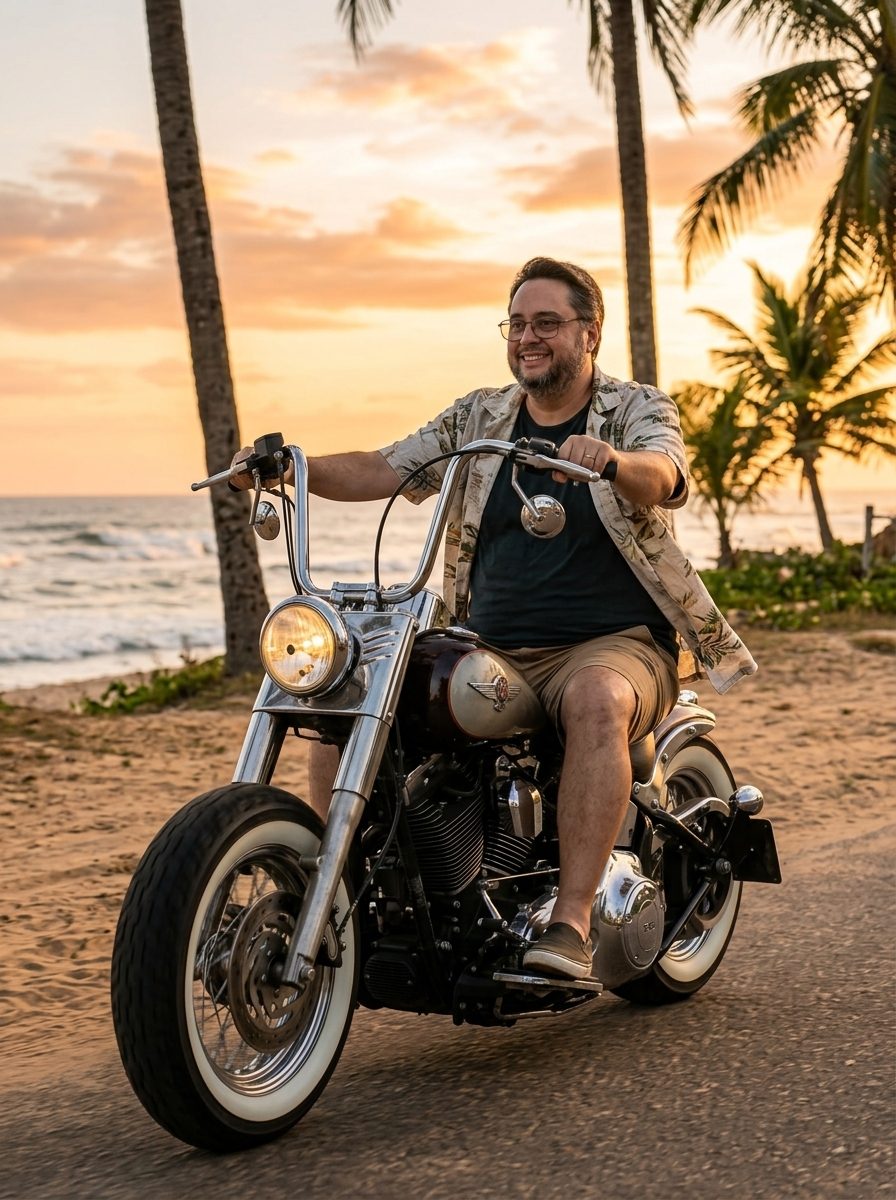 Personagem — motociclista