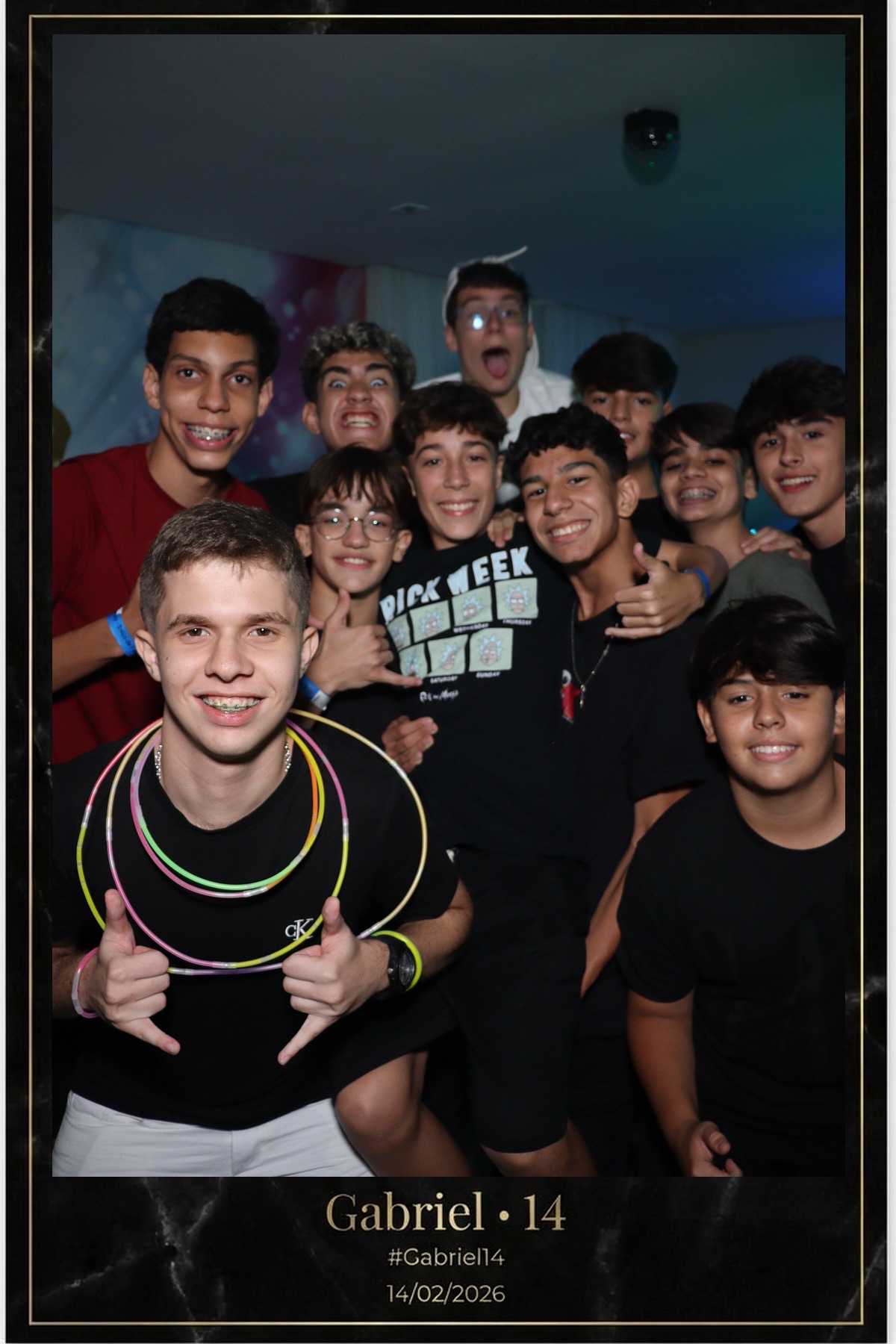 Foto com moldura — Aniversário teen